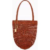 Chloé Raffia Küçük Yazlık Muz Tote Çantası, Şık & Hafif, El Dokuması - Açık Kahverengi