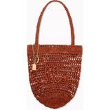 Chloe Chloé Raffia Küçük Yazlık Muz Tote Çantası, Şık & Hafif, El Dokuması - Açık Kahverengi