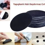 Chna 10 Adet Halı Araç Paspası Nevresim Örtü Kaydırmaz Cırt Bant Seti Yapışkanlı Halı Kaydırmaz Özel