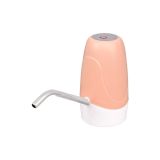 CHNA Şarjlı Damacana Su Pompası, Beyaz, Plastik, Çift Batarya, Uzun Şarj Ömrü, 5W, USB Type-C, Modern Tasarım (Pembe)