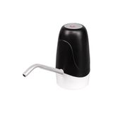 CHNA Şarjlı Damacana Su Pompası, Beyaz, Plastik, Çift Batarya, Uzun Şarj Ömrü, 5W, USB Type-C, Modern Tasarım (Siyah)
