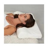 ChnMed Visco 30 x 50 cm Pamuklu Sert Ortopedik Boyun Yastığı - Beyaz