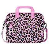 Choco Mocha Erkek ve Kız Çocuk Tablet Kol Çantası, (10-12,5 inç), Leopar-pembe 12.5 inç, 12.5inch（12.5 x 9.8 x 1.3）