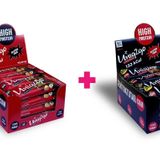 Chocodark Fındıklı Proteinli Bar 38g 16 adet + Bademli Power Proteinli Bar 38g 16 adet (32 adet)