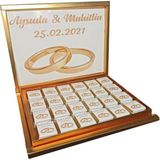 Chocodiva Söz Nişan Nikah Çikolatası (72 Adet Madlen Çikolata) - 1 Adet