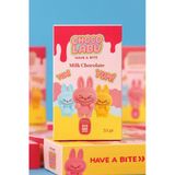 Chocolabu Labubu %100 Belçika Çikolatası 35Gr-Dubai Cream