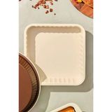 Chocolate Cream Kare Karbon Çelik Kek Kalıbı 24 Cm