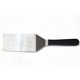 Chocolate Delikli Izgara Spatulası 20 cm - Gümüş