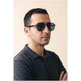 Chocolate Eyewear Erkek UV 400 Koruma Polarize Metal Çerçeve Siyah Erkek Güneş Gözlüğü