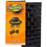 Chocolato 100 gr Doğum Günün Kutlu Olsun Bitter Tablet Çikolata