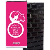 Chocolato 8 Mart Dünya Kadınlar Günü 4 100 gr. Bitter Tablet Çikolata - 300 gr