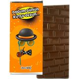 Chocolato Doğum Günün Kutlu Olsun 2 100 gr Sütlü Tablet Çikolata