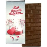 Chocolato Seni Çok Seviyorum 2 100 gr Sütlü Tablet Çikolata