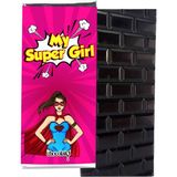Chocolato Supergirl'e 100 gr Bitter Tablet Çikolata
