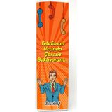 Chocolato Telefonun Ucunda Çaresiz 300 gr Bitter Tablet Çikolata