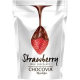 Chocovia Sütlü Çikolata Kaplı Bütün Çilek Draje 90 (Gr) Atıştırmalık Çikolata - 100 gr