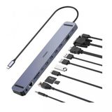 Choetech Hub-M20 11 In 1 Usb Type-C Hub Adaptör (Macbook Pro / Docking Station) - Teşhir Vitrin