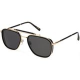 Chopard CPSCHF25700P57 Erkek Güneş Gözlüğü Gold Metal Çerçeveli Polarize UV400 - Füme