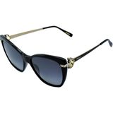 Chopard Sch 232 S 700P Cat Eye Polarize Siyah Güneş Gözlüğü - Gri