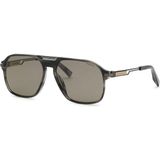 Chopard SCH347 6X7P Gri Füme Polarize Dikdörtgen Erkek Güneş Gözlüğü 58-15
