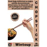 #Chopstick Bambu Ahşap Uzak Doğu Asya Mutfağı Sushi Şık Kaliteli Dayanıklı Çin Çubukları Chopsticks