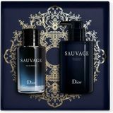 Christian Dior Sauvage 100 Ml EDP Erkek Parfüm ve 250 Ml Duş Jeli Odunsu Aromatik Hediye Seti