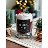 Christmas Wish Yılbaşı Süslemeli Fresh Kokulu Vegan Içerikli Soya Wax Mum 300GR - Kırmızı - 1 Adet