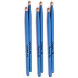 Chroma Baget Mavi 3 Çift - Davul - Bateri Bageti Drumsticks 5A Pürüzsüz Yüzey