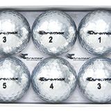 Chromax Golf topları metalik M5, renkli - 6 adet, BCM56-SIL, gümüş