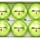 Chromax Metalik M5 renkli Golf Top (6 adet) Yeşil