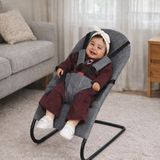 Chubby Baby Soft Lite Ana Kucağı 5 Noktalı Emniyet Kemerli Portatif - Gri