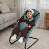 Chubby Baby Soft Lite Ana Kucağı 5 Noktalı Emniyet Kemerli Portatif - Yeşil