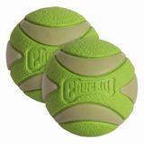 Chuckit! Max Glow Squeaker Gece Parlayan Sesli Köpek Oyun Topu - Yüksek Zıplama Gücü, Doğal Kauçuk, Suda Batmaz (2 paketi)