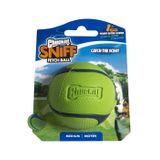 Chuckit! Sniff Ball Köpek Oyuncağı, Dayanıklı Yüksek Sıçrama Fıstık Ezmesi Kokulu Kauçuk Köpek Topu Getirme Oyuncağı, Orta, 1 Paket