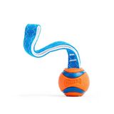 Chuckit! Ultra Tug Köpek Çekiştirmeli Oyun Topu (Small) - Dayanıklı Halatlı Doğal Kauçuk, Yüksek Sıçrama Gücü, Küçük Boy Köpekler İ�
