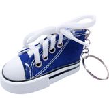 Chucks Tarzı Mini Spor Ayakkabı Anahtarlık ve Çanta Süsü Retro Sneaker - Lacivert