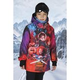 Chucky Unisex Snowboarding Çocuk Snowboard ve Kayak, Kar Montu, Snowsea SS7761 - 7 - 8 Yaş - Mor