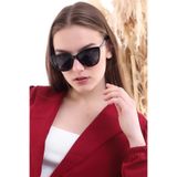 Chunky Frame Bianca Siyah Cat Eye Kadın Güneş Gözlüğü