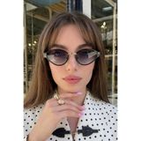 Chunky Frame Edda Noir Kadın Cat Eye Trend Ultra Hafif Uv400 Filtreli Siyah Güneş Gözlüğü
