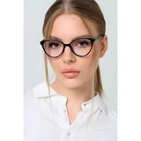 Chunky Frame Sırıus Cat Eye Siyah Mavı Işık Korumalı Gözlük