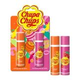 Chupa Chups Lip Balm 2 Li Dudak Bakım Kremi 4Gr - Çilek Ve Portakal