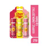 Chupa Chups Lip Balm Dudak Bakım Kremi 4gr Karpuz Şeftali Limon 3lü