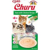 Churu Kedi Ödül Kreması Ton Balıklı ve Tavuklu 4x14 Gr. Tüm Yaşlar İçin Lezzetli İkram