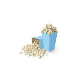Chuva Mavi Popcorn Mısır Cips Kutusu 8 Adet