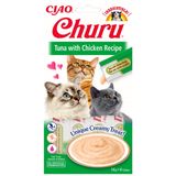 CIAO Churu Cream Ton Balıklı ve Tavuklu Kedi Ödülü 14gr (4lü)