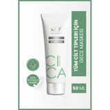 Cica Uyku Maskesi – Gece Boyu Cilt Onarımı ve Nemlendirme | Pürüzsüz ve Canlı Görünüm | 50 ML