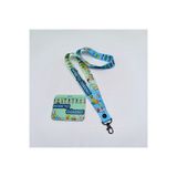 CİCCİBİCCİSHOP Nöbetçi Öğrenci Turkuaz Nöbetçi Öğrenci 25 Mm (GENİŞ) Boyun Askı Ipi Ve Slikon Kart Tutucu