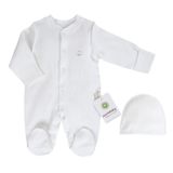 Ciccim Baby Pamuklu Bebek Tulumu, Prematüre, 4947, Ekru, Üniseks