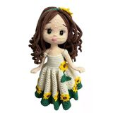 Çiçek Bahçesi Bebek Amigurumi Organik Oyuncak