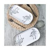 Çiçek Bahçesi Noyan Kayık Tabak 28 cm 2 Adet 18938 - standart